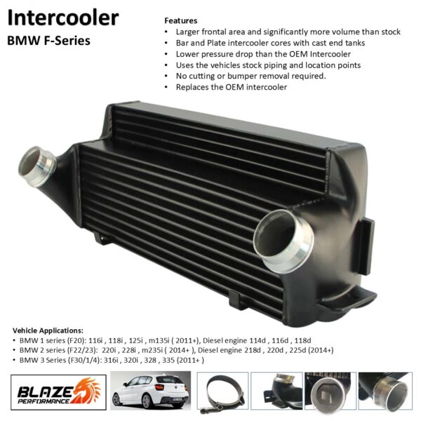 Blaze Performance BMW E-Series intercooler